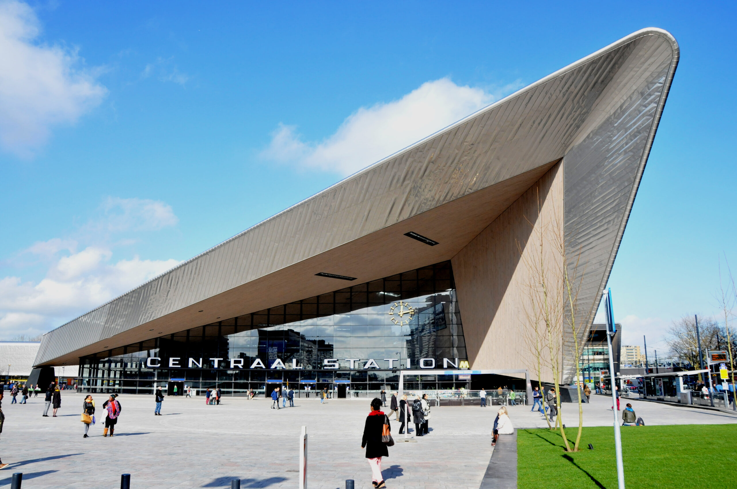 Gare centrale de Rotterdam à Rotterdam